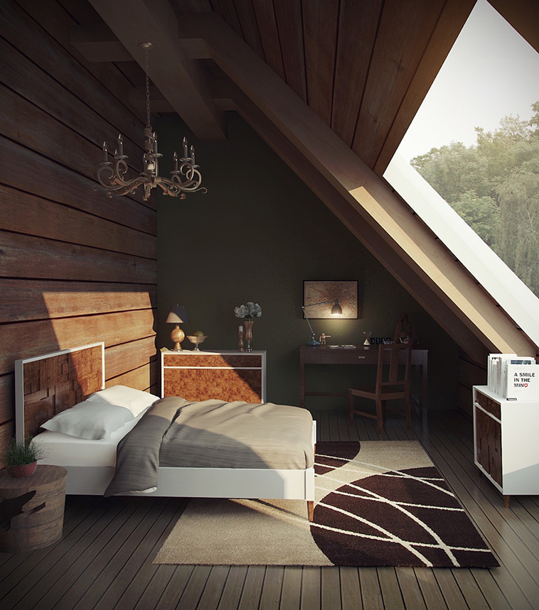 attic bedroom