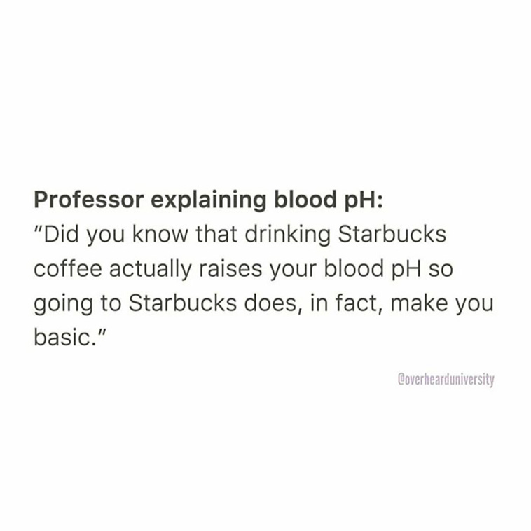 overheard in university