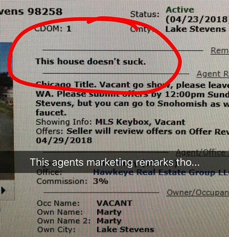 real estate fails