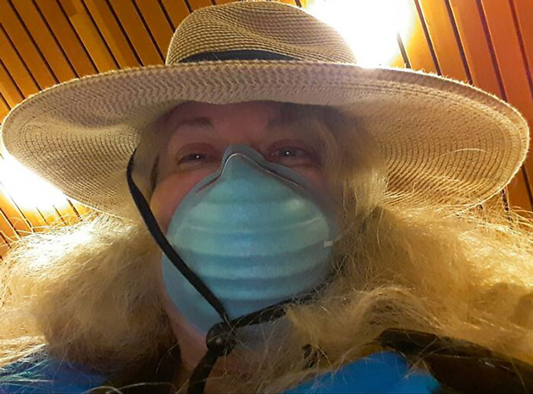 wearing mask