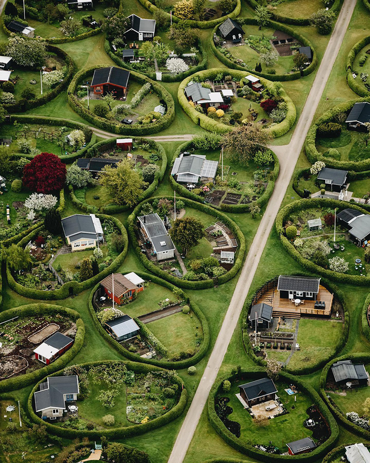 Unique Round Gardens Of Copenhagen In Denmark