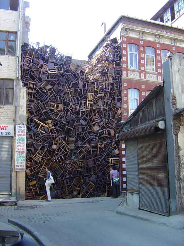 1550 Chairs Stacked