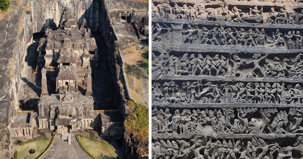 Kailasa Temple in Ellora: Made From A Single Rock