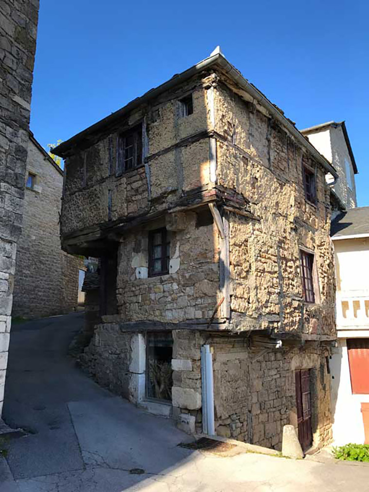 The Oldest House in Aveyron, France; Built Some Time in the 14th Century