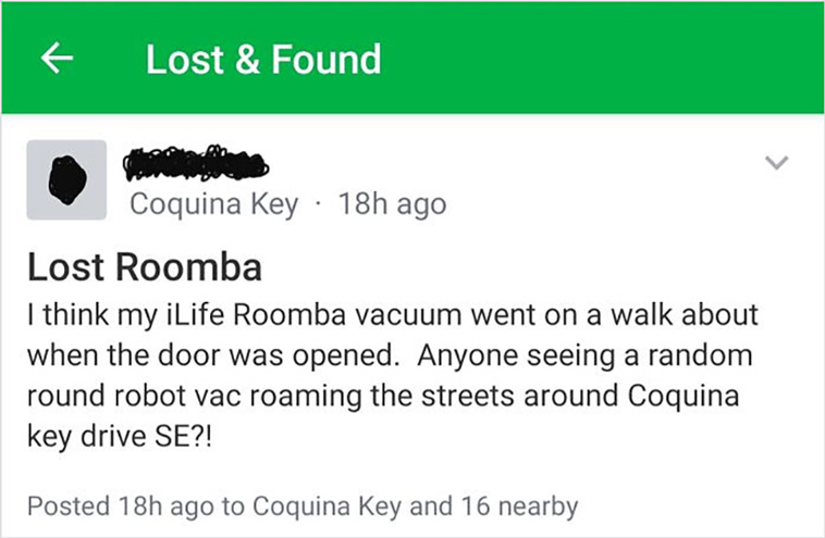 next door