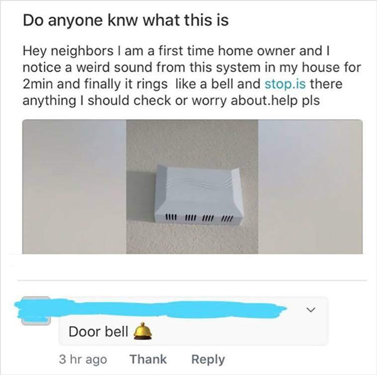 next door