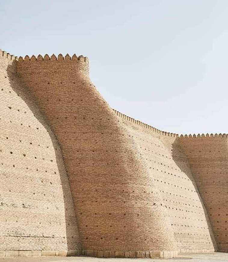 ancient architecture Ark of Bukhara, Uzbekistan