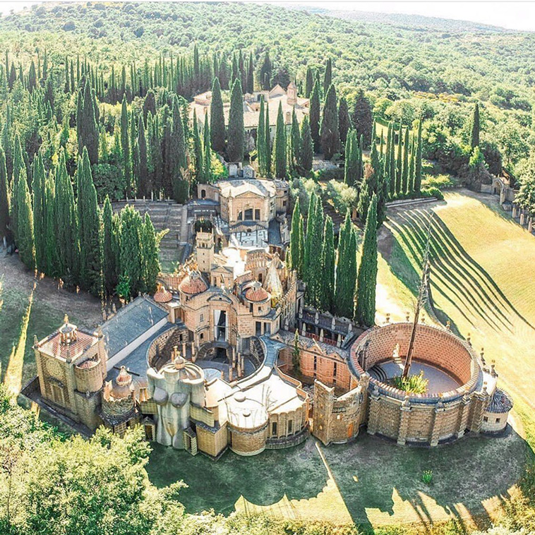 La Scarzuola: 13th-Century Monastery Turned Into A Surrealist Architecture Compound