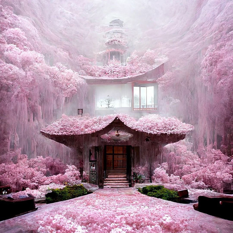 Villa Sakura inspired interpretation