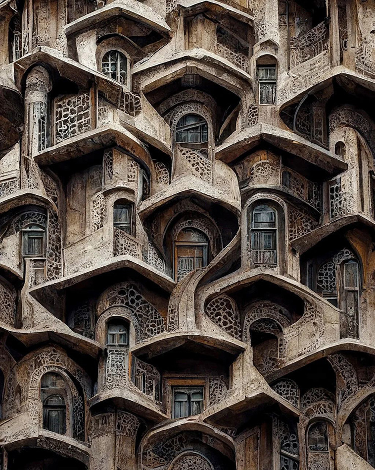 Islamic Cairo architecture inspired interpretation