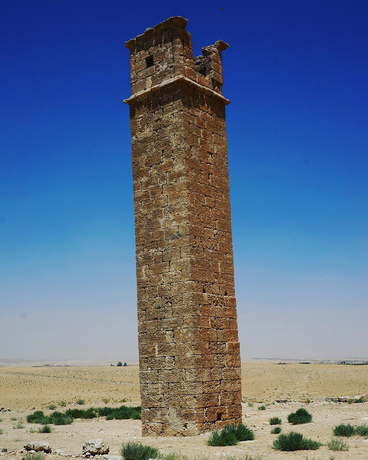 An ancient stylite tower in Jordan