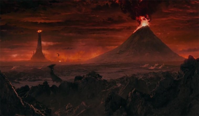 Mordor in the Lord of the Rings