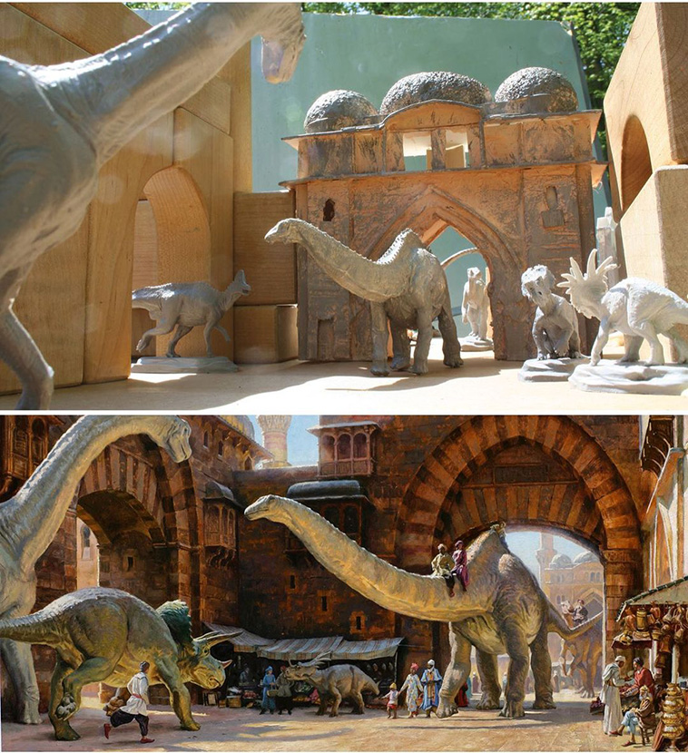 Dinotopia maquette