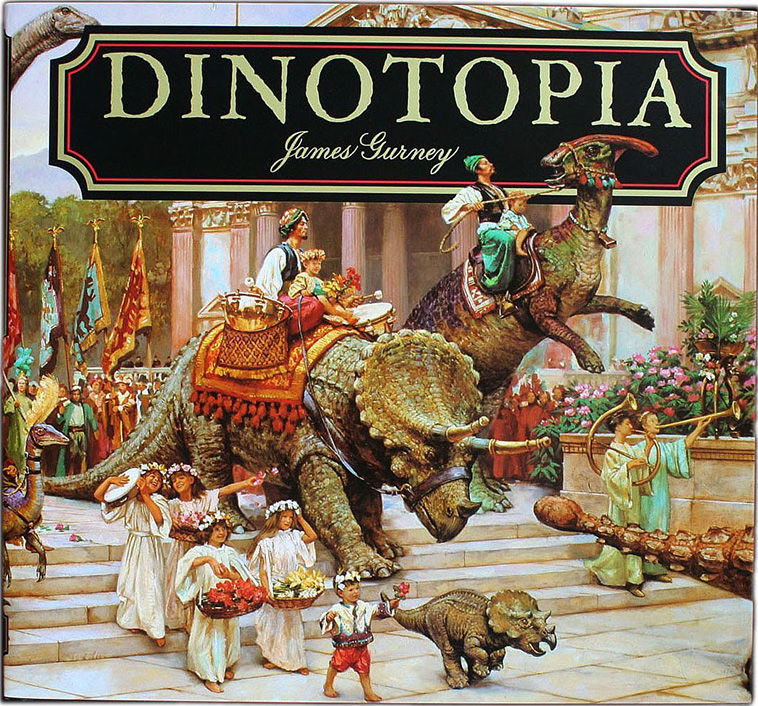the cover of dinotopia