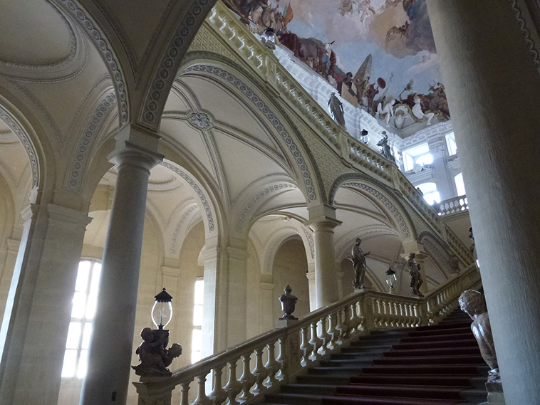 Interior of the Würzburg Residence by Balthasar Neumann