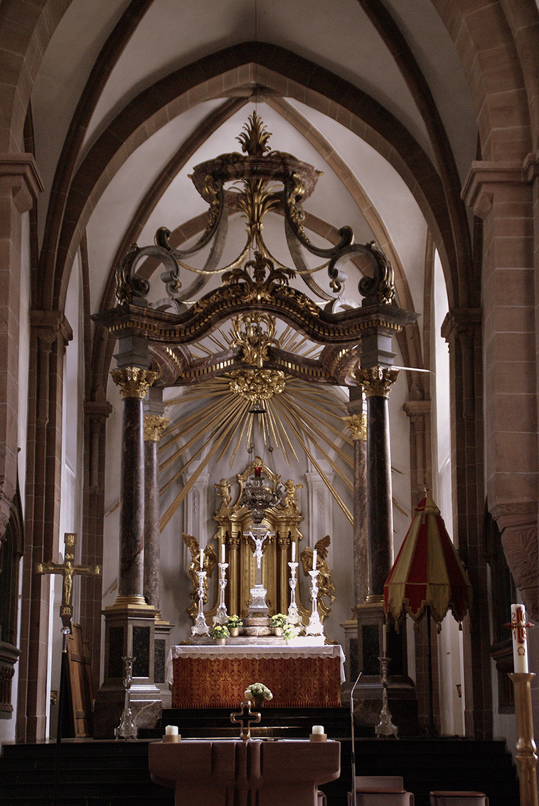 St. Peter's Church in Würzburg interior