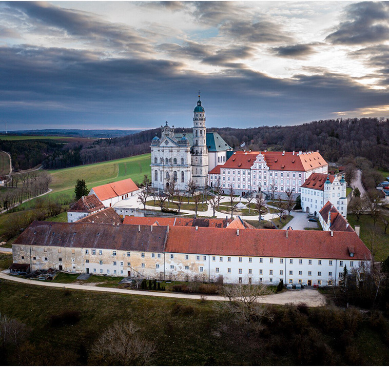 Neresheim Abbey by Balthasar Neumann
