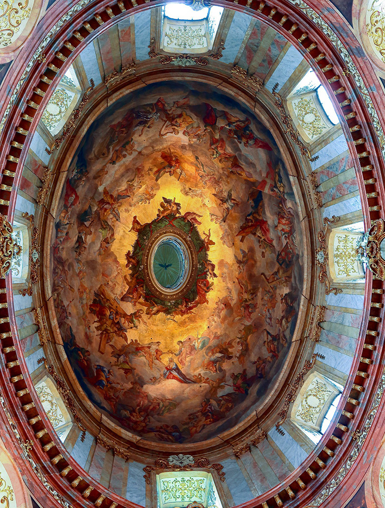Karlskirche, baroque ceilings
