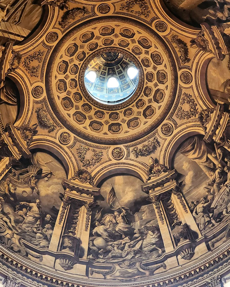 St. Paul's Cathedral, baroque ceilings