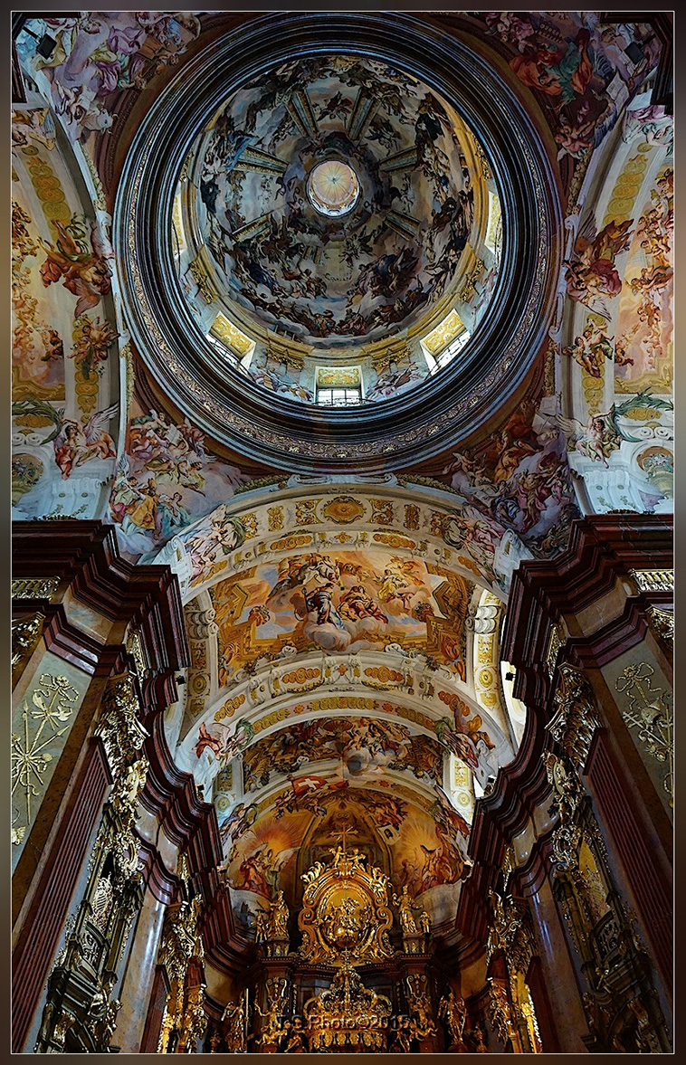 melk abbey, baroque ceilings