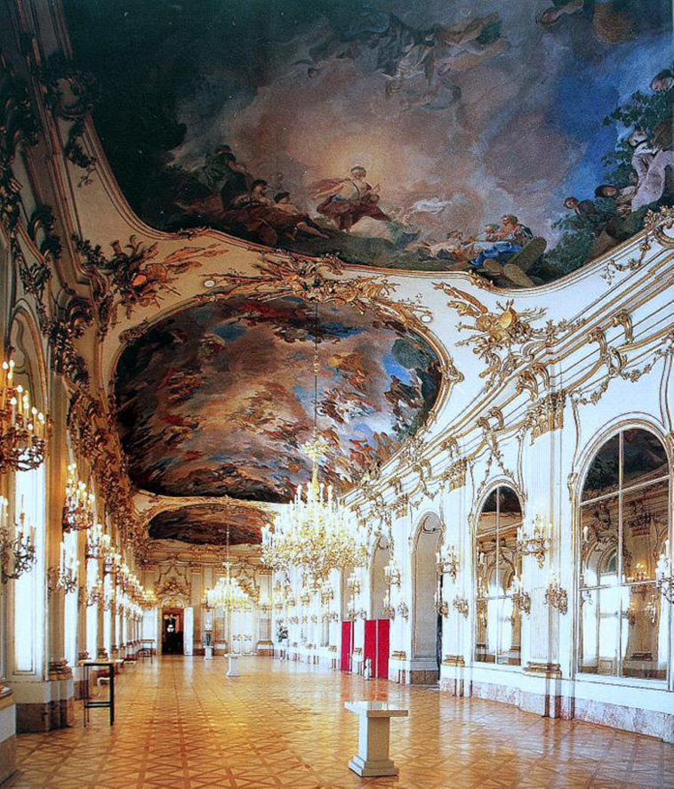 Schönbrunn Palace, baroque ceilings