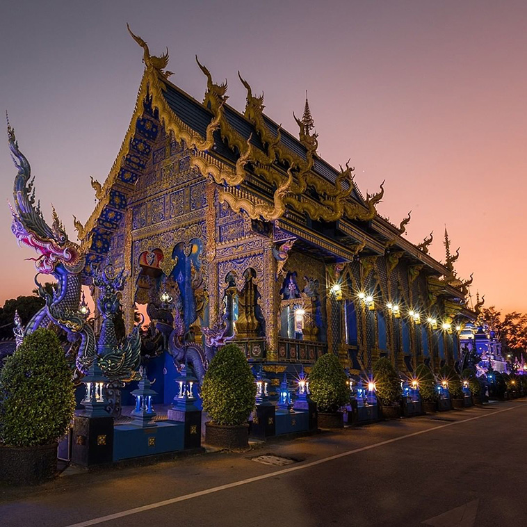 The Blue temple