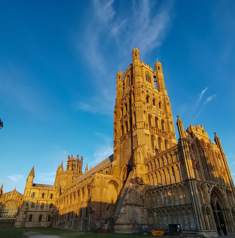 Ely Cathedral and Octagon Tower Dates Back to Middle Ages