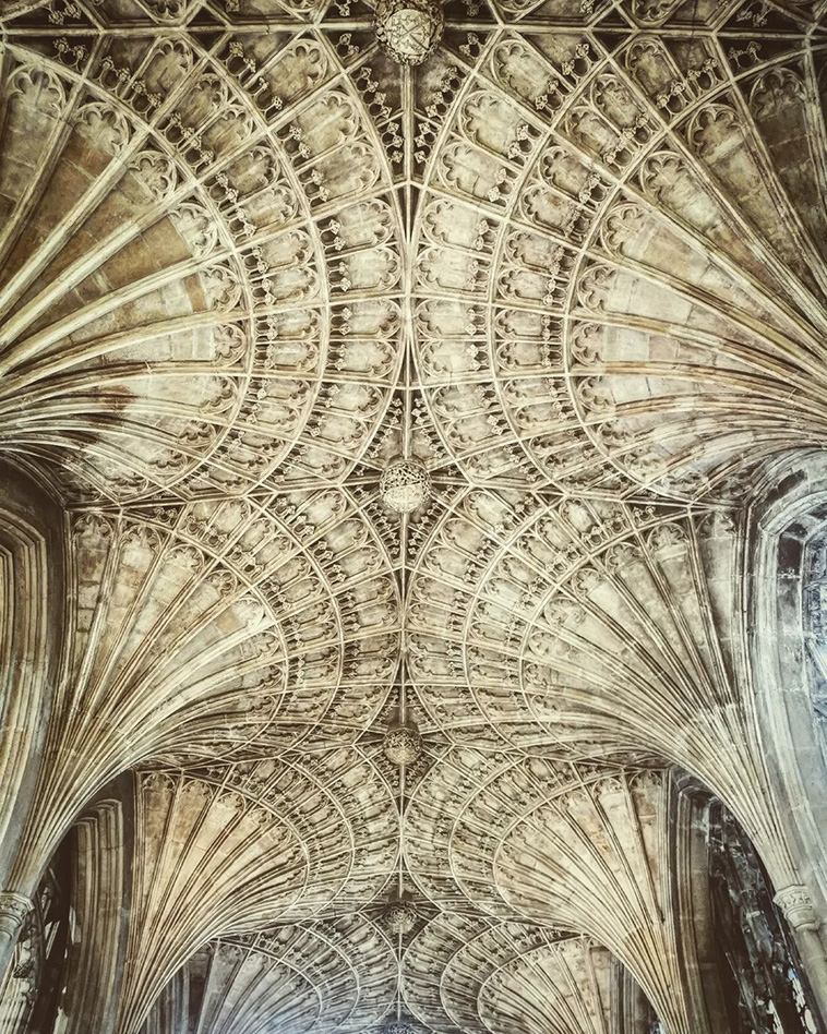 Peterborough Cathedral vault detail