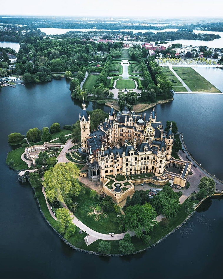 Schwerin Castle in Germany