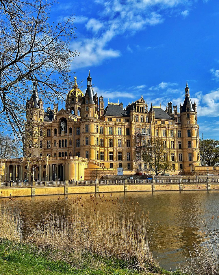 Schwerin Castle in Germany
