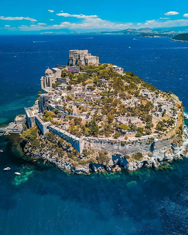 Aragonese Castle in Naples, Italy