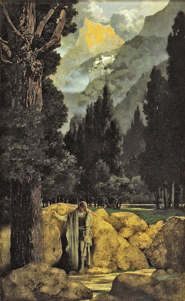 Poet's dream by Maxfield Parrish