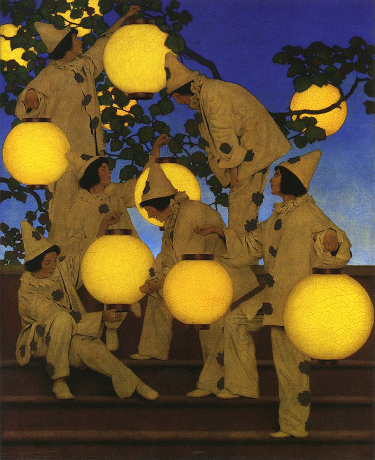 The Lantern Bearers by Maxfield Parrish