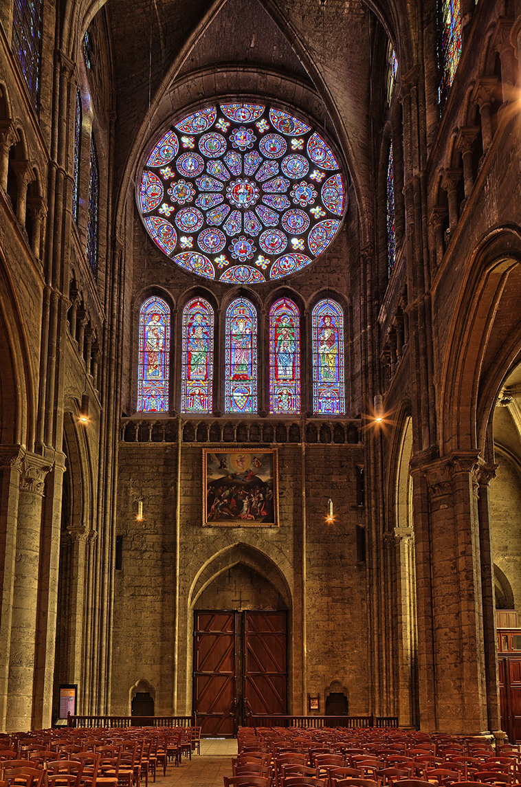 rose window of Chartres Cathedral