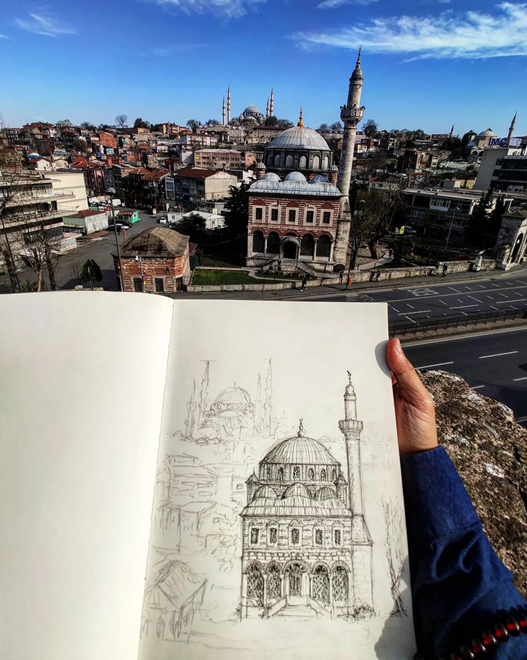 cityscape sketches