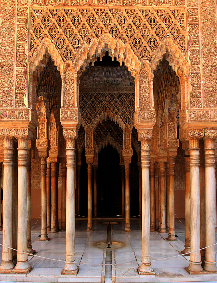 columns of Alhambra palace