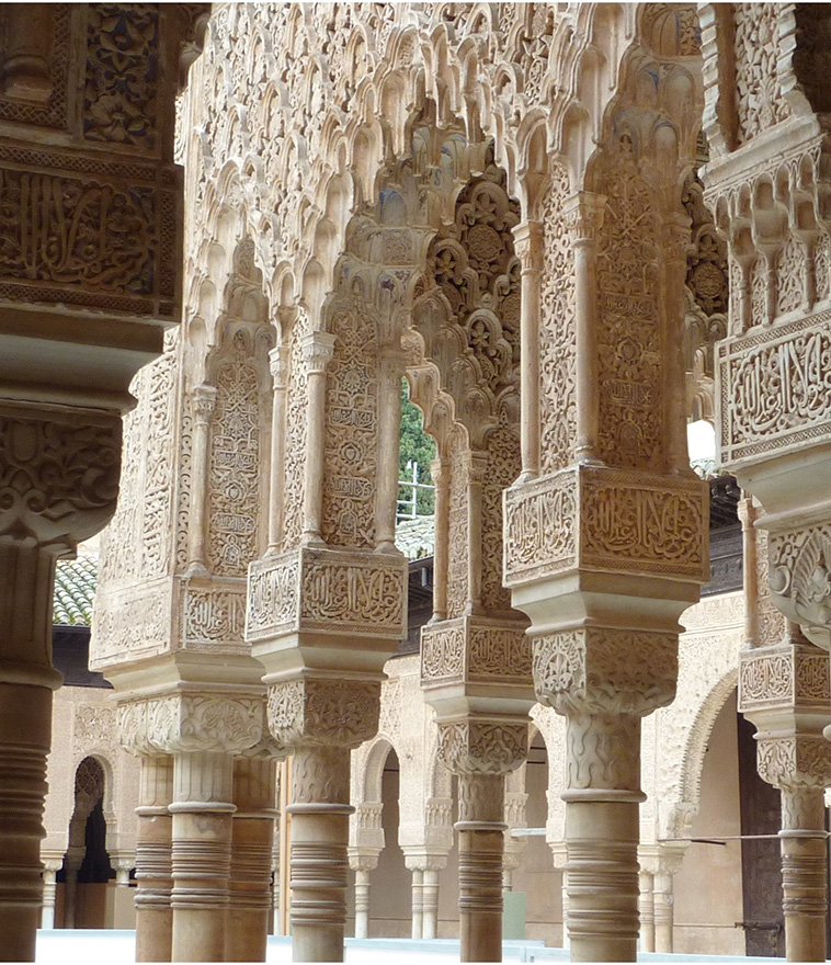 columns of Alhambra palace