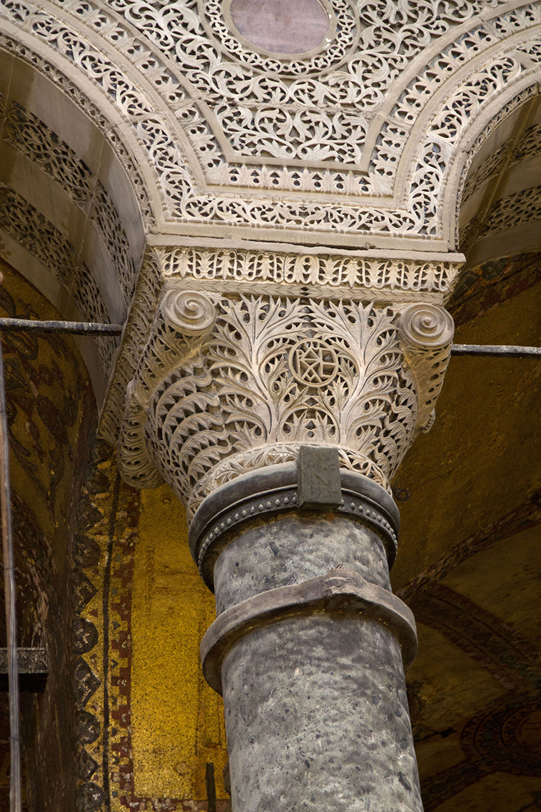 a capital from Hagia Sophia