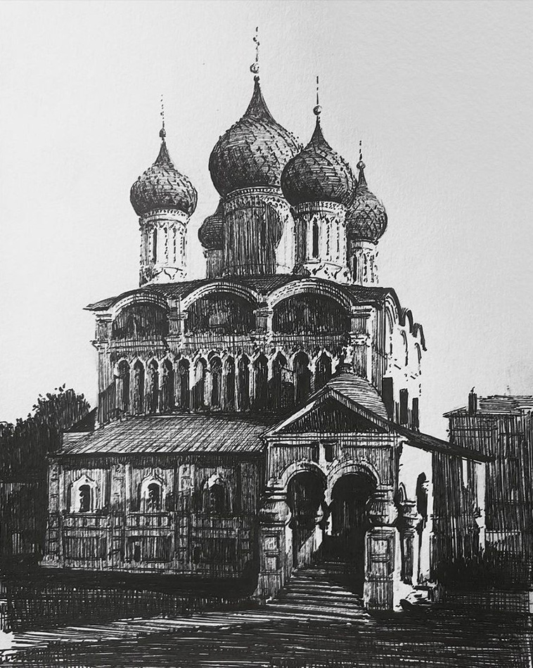 Ipatiev Monastery drawing