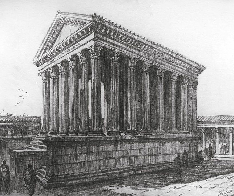 Temple of Augustus and Livia in Vienne