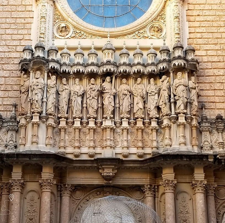 detail from the façade