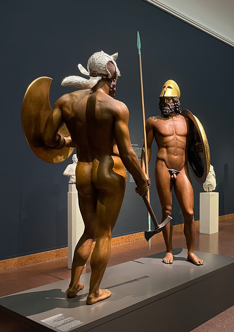 The Riace Bronzes reconstruction
