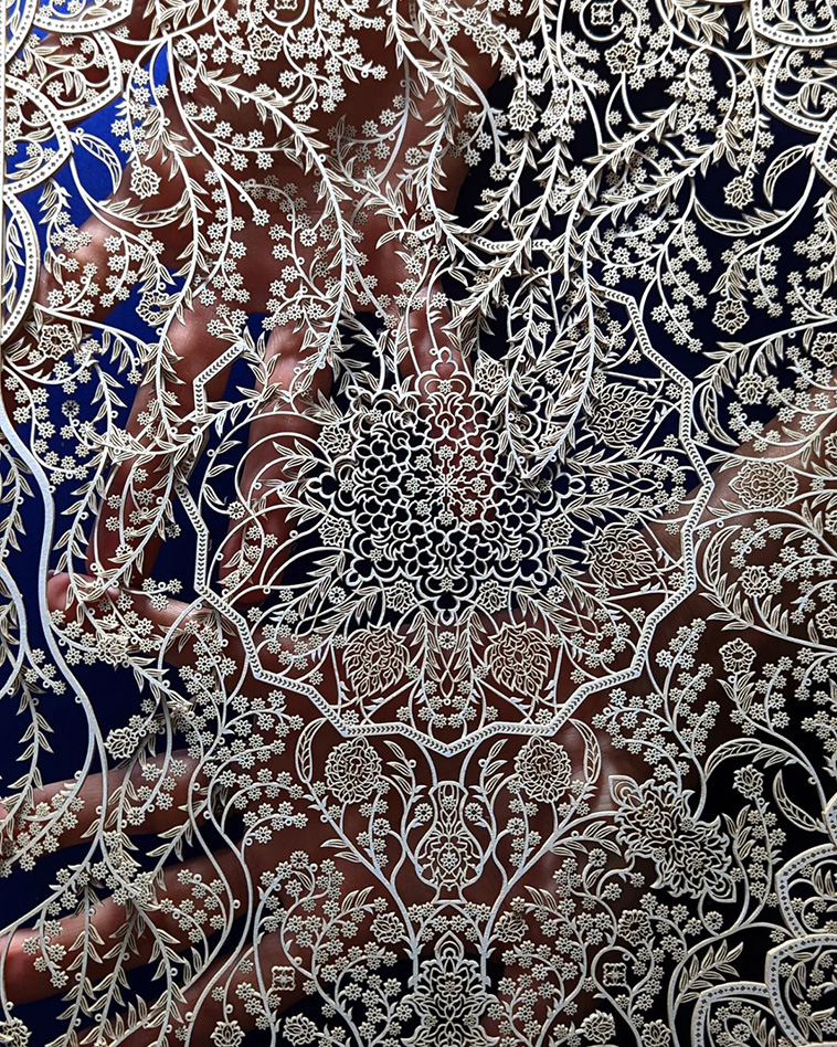 detail of the pattern