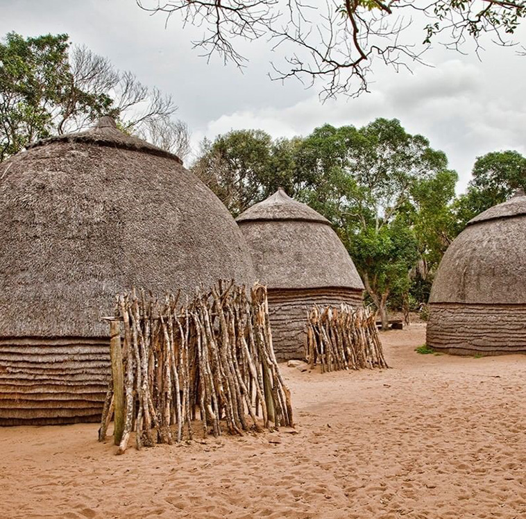 Zulu huts