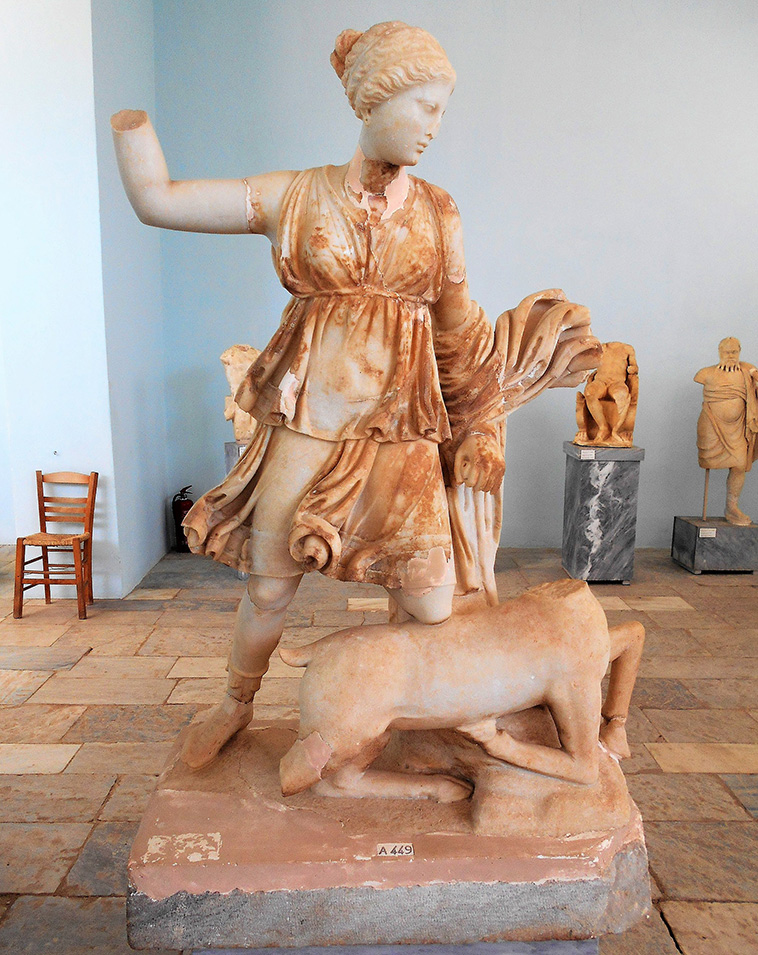 Artemis sculpture
