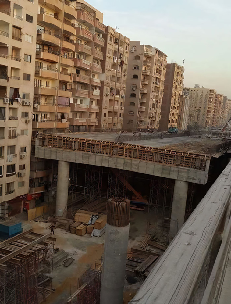 Egyptian Government Builds A Massive Highway In The Middle Of A Residential Area