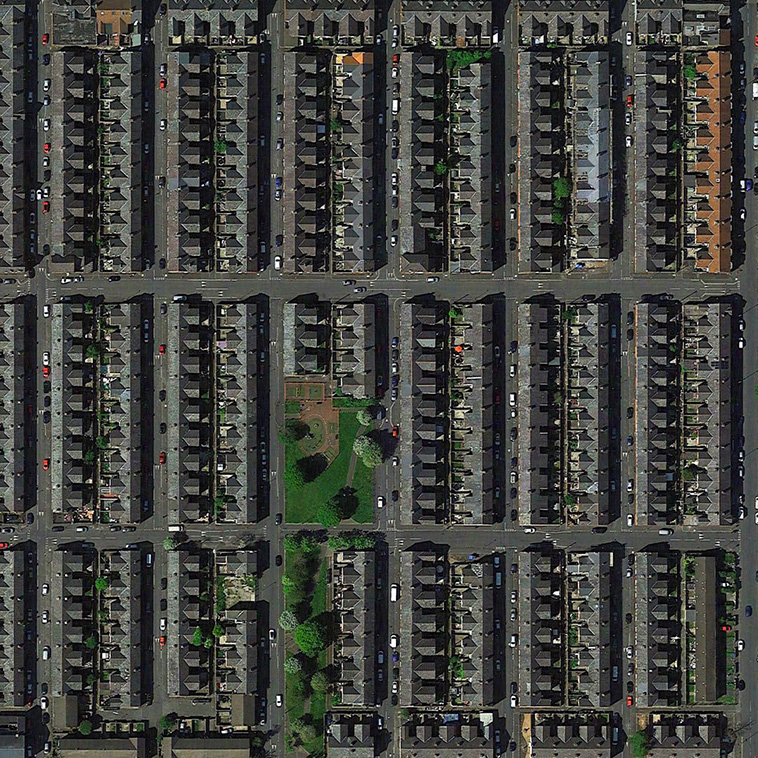 Moss Side in Manchester, UK
