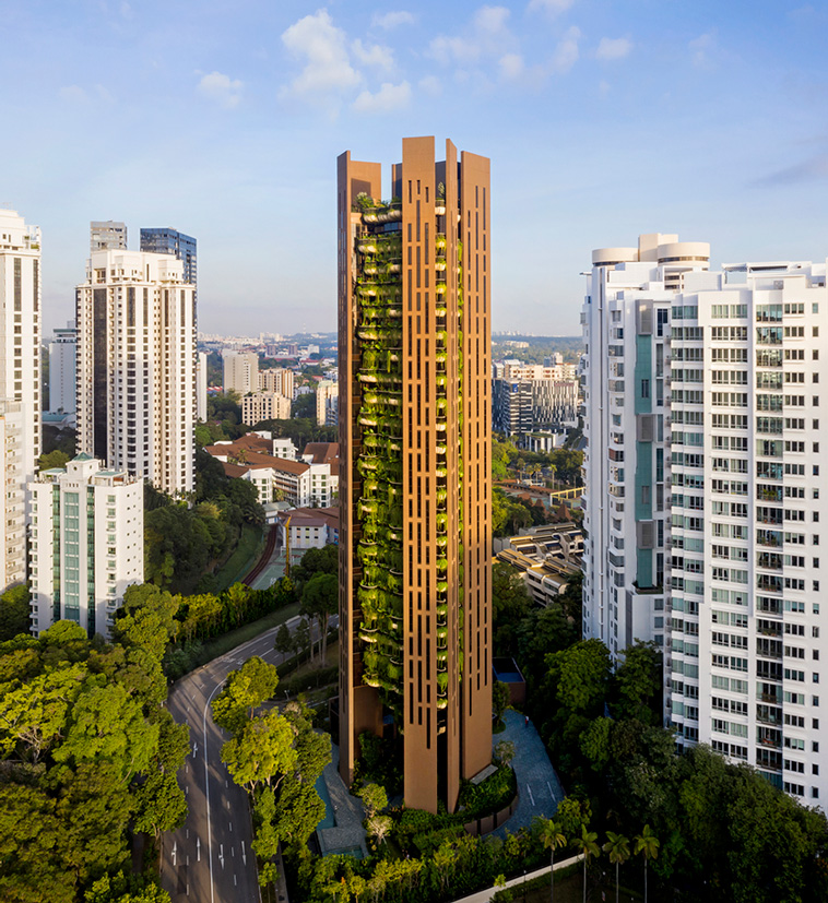EDEN Tower In Singapore By Heatherwick Studio