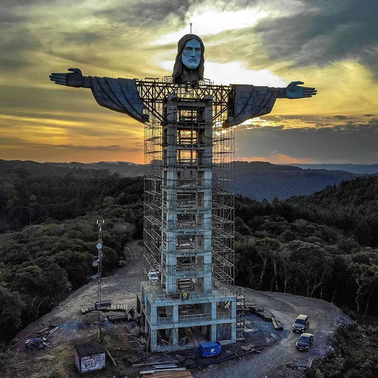new Jesus statue