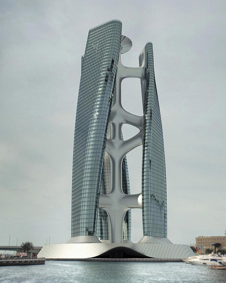 The Squall Tower In Dubai Creates Electricity By Rotating With The Wind
